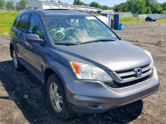 5J6RE4H72AL047655 - 2010 HONDA CR-V EXL GRAY photo 1