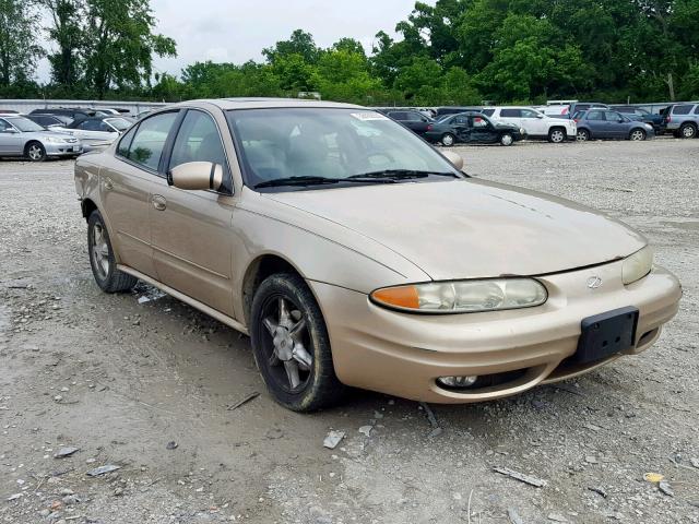 1G3NL52T51C156150 - 2001 OLDSMOBILE ALERO GL GOLD photo 1