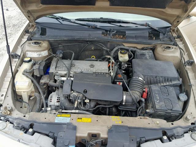 1G3NL52T51C156150 - 2001 OLDSMOBILE ALERO GL GOLD photo 7