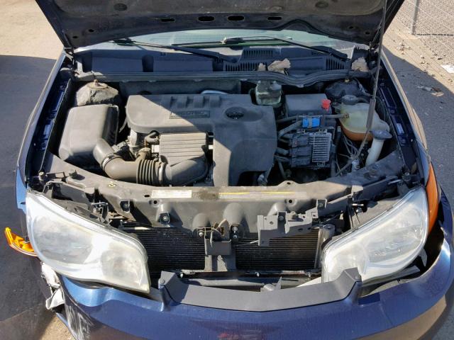 1G8AN15F77Z114425 - 2007 SATURN ION LEVEL BLUE photo 7