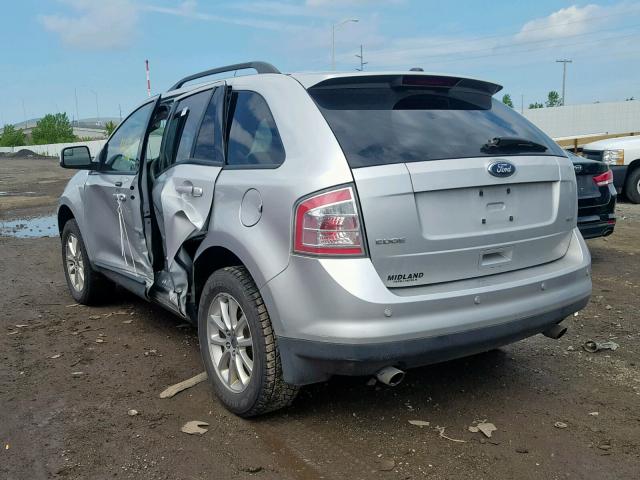 2FMDK3JC6ABA30749 - 2010 FORD EDGE SEL SILVER photo 3