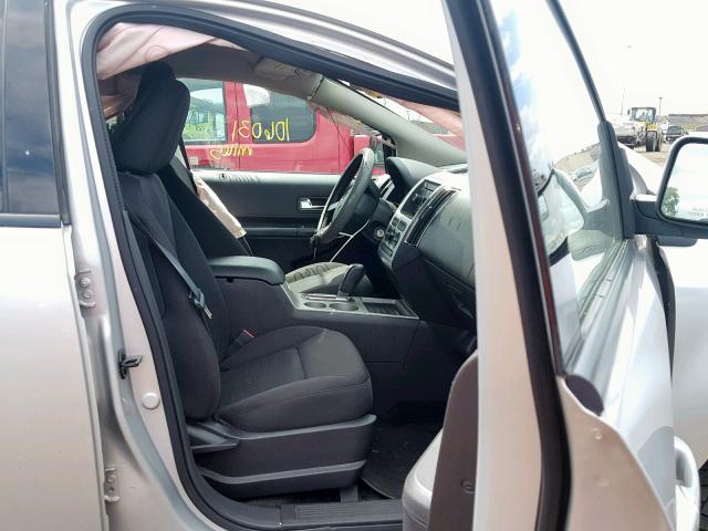 2FMDK3JC6ABA30749 - 2010 FORD EDGE SEL SILVER photo 5