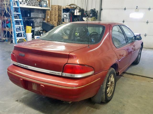 1C3EJ56H8YN274241 - 2000 CHRYSLER CIRRUS LXI RED photo 4