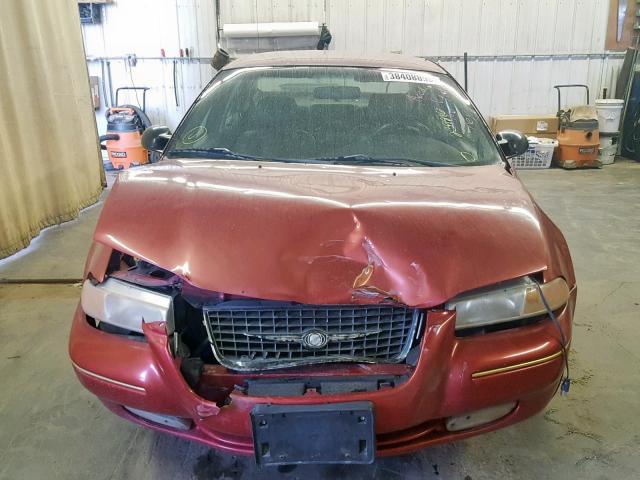 1C3EJ56H8YN274241 - 2000 CHRYSLER CIRRUS LXI RED photo 9