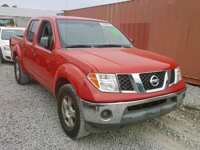 1N6AD07U75C451916 - 2005 NISSAN FRONTIER C RED photo 1