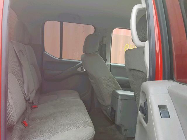 1N6AD07U75C451916 - 2005 NISSAN FRONTIER C RED photo 6