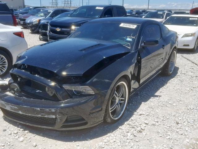 1ZVBP8CF6D5231834 - 2013 FORD MUSTANG GT BLACK photo 2