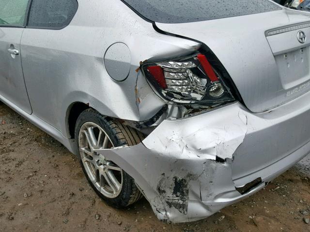 JTKDE177670190742 - 2007 TOYOTA SCION TC ვერცხლისფერი ფოტო 9