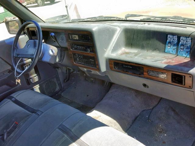 1B7GL26Y7MS258640 - 1991 DODGE DAKOTA SILVER photo 9