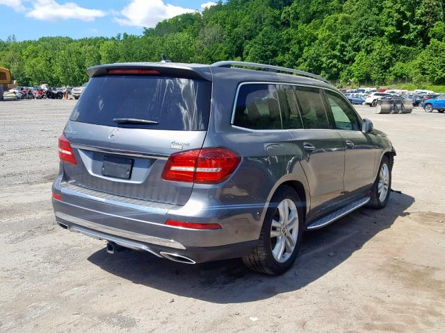 4JGDF6EE5HA961332 - 2017 MERCEDES-BENZ GLS 450 4M GRAY photo 4