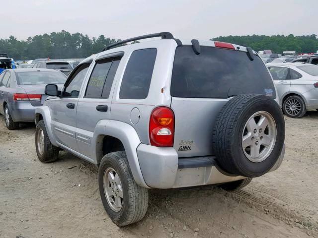 1J4GK58K34W148085 - 2004 JEEP LIBERTY LI SILVER photo 3