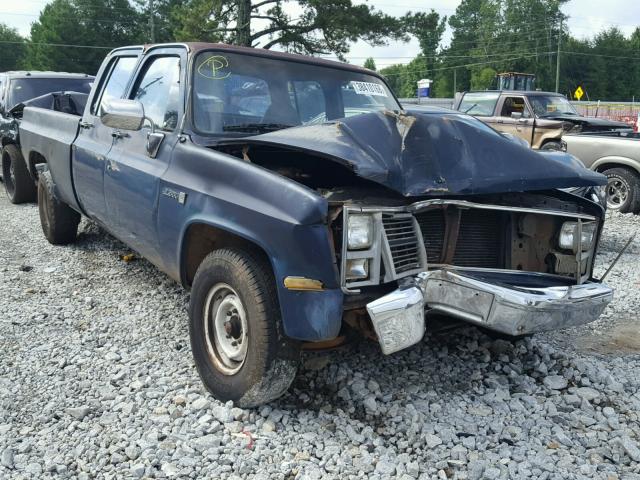 1GTGC33M2FS504066 - 1985 GMC C3500 BLUE photo 1