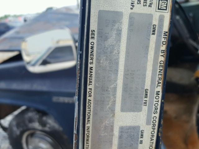 1GTGC33M2FS504066 - 1985 GMC C3500 BLUE photo 10