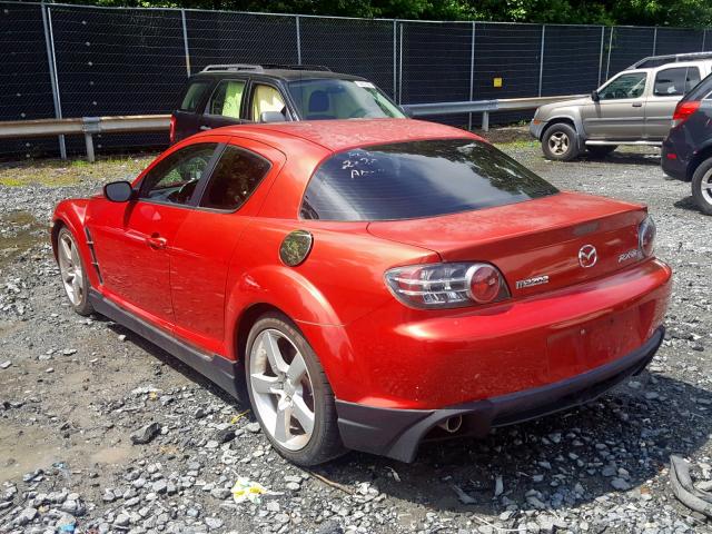 JM1FE17NX40131851 - 2004 MAZDA RX8 RED photo 3