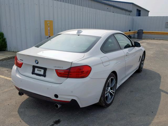 WBA3R5C55FK372466 - 2015 BMW 435 XI WHITE photo 4