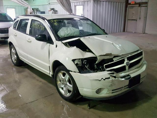 1B3HB48A79D200219 - 2009 DODGE CALIBER SX WHITE photo 1