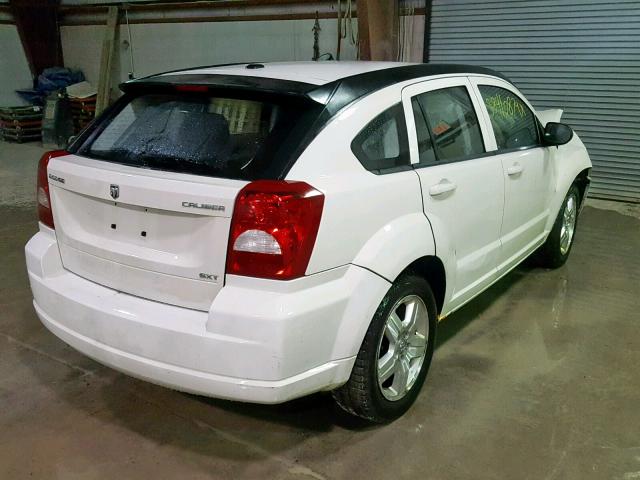 1B3HB48A79D200219 - 2009 DODGE CALIBER SX WHITE photo 4