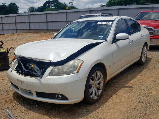 JNKAY01E46M108547 - 2006 INFINITI M35 BASE WHITE photo 2