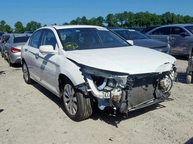 1HGCR2F86DA095158 - 2013 HONDA ACCORD EXL WHITE photo 1