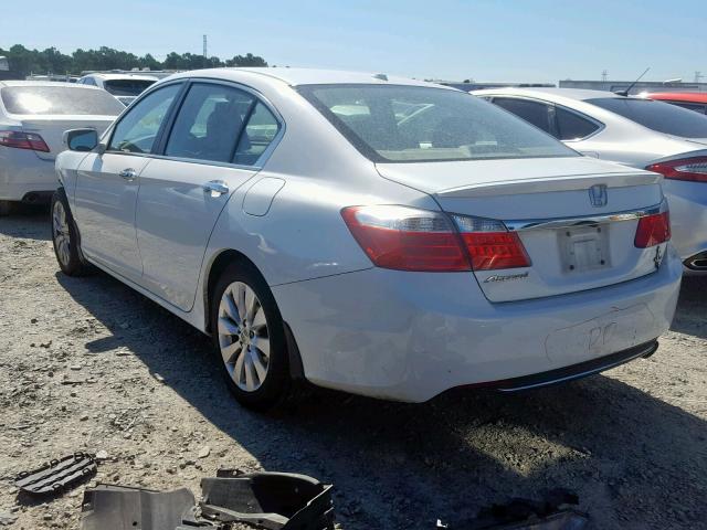 1HGCR2F86DA095158 - 2013 HONDA ACCORD EXL WHITE photo 3