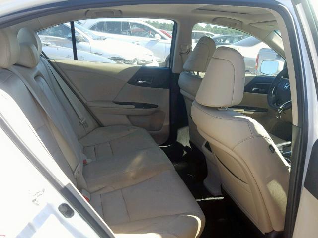 1HGCR2F86DA095158 - 2013 HONDA ACCORD EXL WHITE photo 6