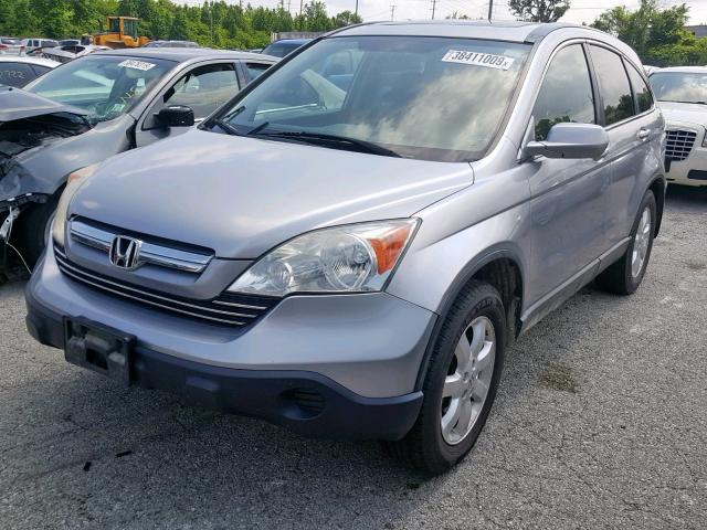 JHLRE48797C068505 - 2007 HONDA CR-V EXL SILVER photo 2