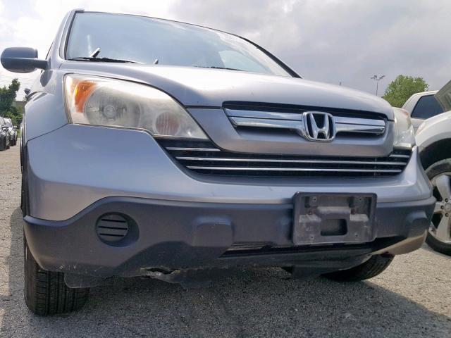 JHLRE48797C068505 - 2007 HONDA CR-V EXL SILVER photo 9