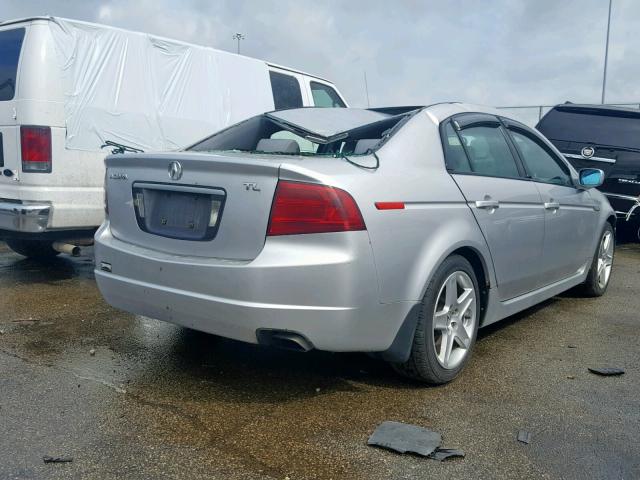 19UUA66276A009342 - 2006 ACURA 3.2TL SILVER photo 4