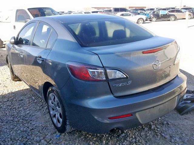 JM1BL1TF5D1728726 - 2013 MAZDA 3 I GRAY photo 3