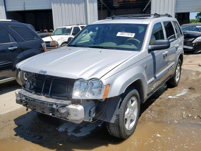 1J4HR58286C223660 - 2006 JEEP GRAND CHER SILVER photo 2