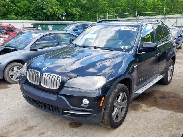 5UXFE835X9L169714 - 2009 BMW X5 XDRIVE4 BLACK photo 2