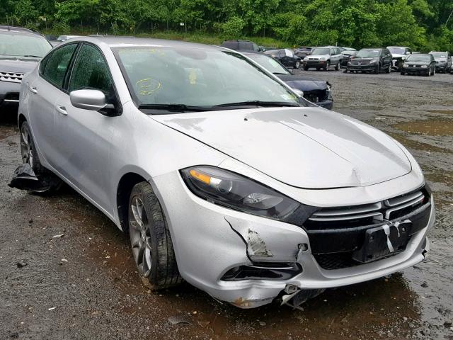 1C3CDFBA0DD123309 - 2013 DODGE DART SXT SILVER photo 1