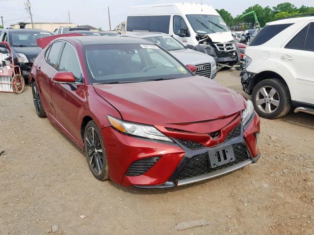 4T1BZ1HK4JU505314 - 2018 TOYOTA CAMRY XSE RED photo 1