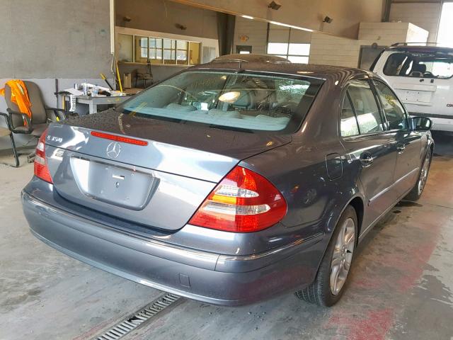 WDBUF56J46A893871 - 2006 MERCEDES-BENZ E 350 GRAY photo 4