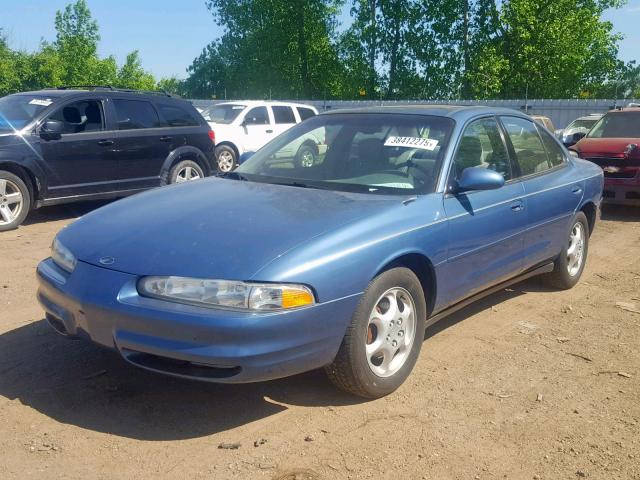 1G3WS52K1WF367866 - 1998 OLDSMOBILE INTRIGUE G BLUE photo 2