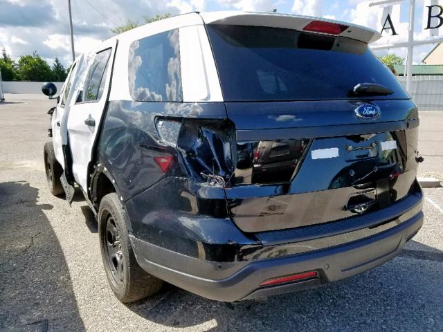 1FM5K8AR3JGC42894 - 2018 FORD EXPLORER P TWO TONE photo 3