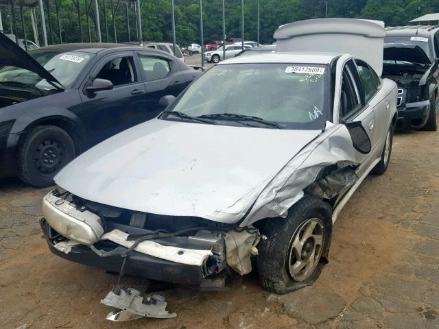 1G3NL52E04C149340 - 2004 OLDSMOBILE ALERO GL SILVER photo 2