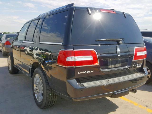 5LMJJ2H51BEJ09546 - 2011 LINCOLN NAVIGATOR BLACK photo 3