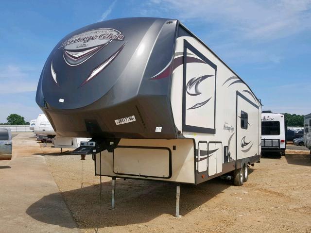 4X4FWBL22GU011290 - 2016 HERI 5TH WHEEL TAN photo 2