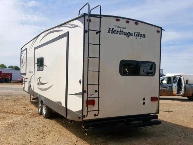 4X4FWBL22GU011290 - 2016 HERI 5TH WHEEL TAN photo 3