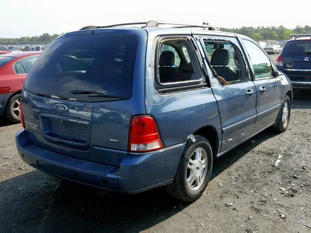 2FMZA52296BA11274 - 2006 FORD FREESTAR S BLUE photo 4