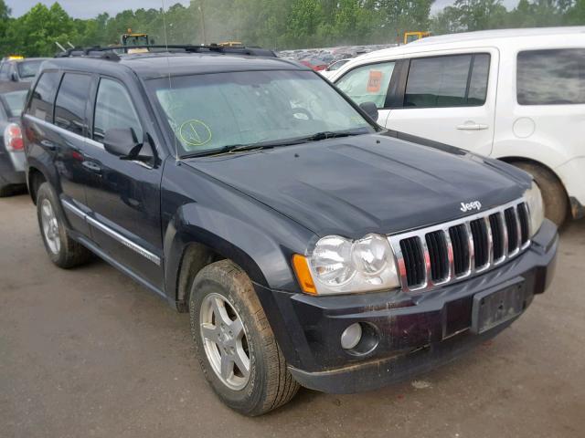 1J4HR58N85C546566 - 2005 JEEP GRAND CHER BLACK photo 1