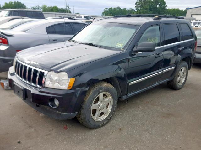 1J4HR58N85C546566 - 2005 JEEP GRAND CHER BLACK photo 2