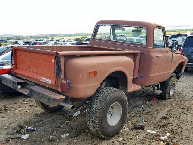 CE141S653542 - 1971 CHEVROLET C-10 TAN photo 4