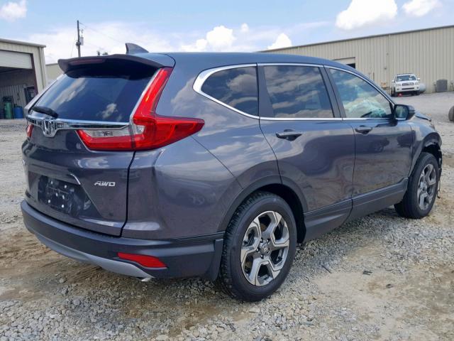 5J6RW2H83KA007950 - 2019 HONDA CR-V EXL GRAY photo 4