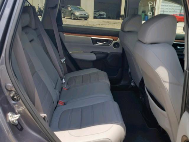 5J6RW2H83KA007950 - 2019 HONDA CR-V EXL GRAY photo 6