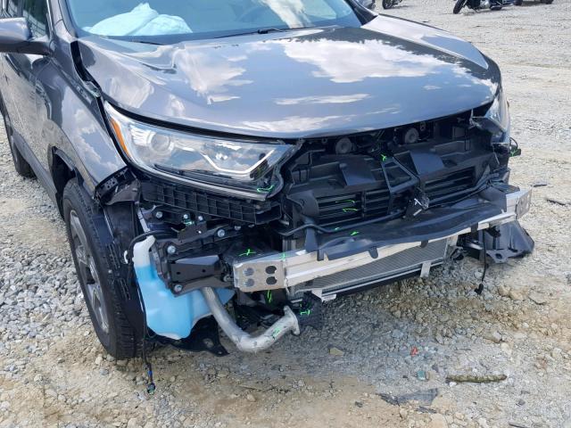 5J6RW2H83KA007950 - 2019 HONDA CR-V EXL GRAY photo 9