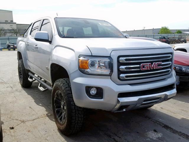 1GTG6CEN6H1249542 - 2017 GMC CANYON SLE SILVER photo 1