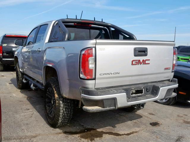 1GTG6CEN6H1249542 - 2017 GMC CANYON SLE SILVER photo 3