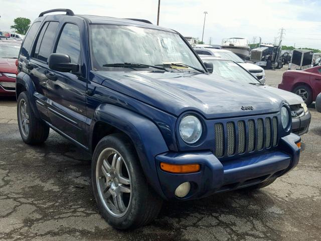 1J4GL58K03W512524 - 2003 JEEP LIBERTY LI BLUE photo 1